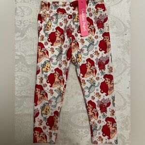 Disney Little mermaid bamboo pants Charlie’s project 18-24 months NEW with tags